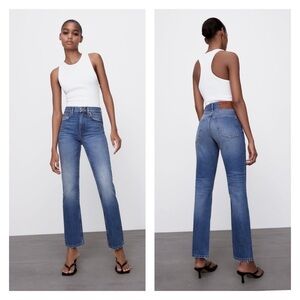 NWT ZARA Premium Denim The Truth High Rise Slim Jeans Size 6 Blogger Favorite